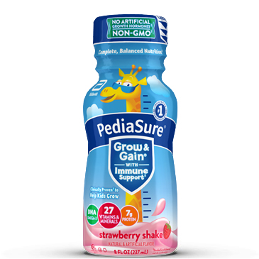 PediaSure® Grow &amp; Gain, bebida nutritiva equilibrada completa sabor fresa