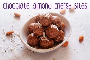Chocolate Almond Energy Bites - Healthy Food Recipes for Kids
