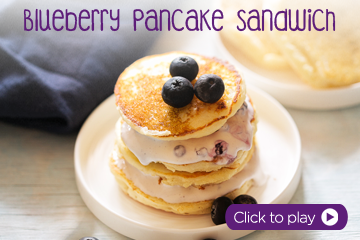 blueberry pan cake With PediaSure Vanilla Flavour