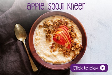 Apple Sooji Kheer With PediaSure Vanilla Powder