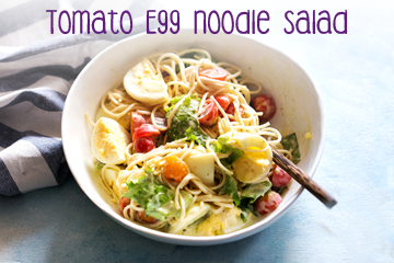Tomato Egg Noodle - Healthy Food Recipes for Kids